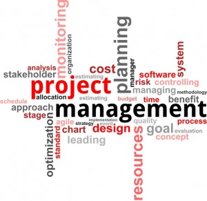 word cloud - project management